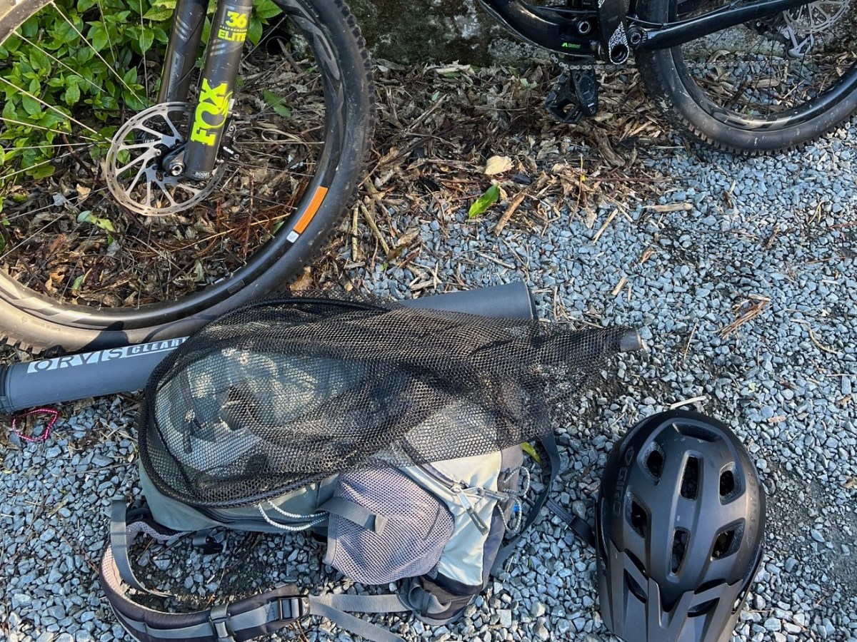 A bike, and breaking some basic rules of fishing